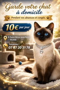 Photo de galerie - Garde chat