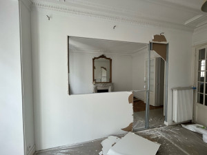 Photo de galerie - Démolition d’un panneau 