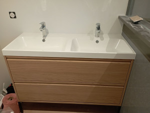 Photo de galerie - Double vasque plus meuble 
