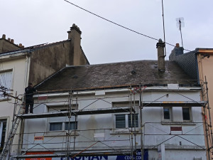 Photo de galerie - Remplacement de gouttière avant