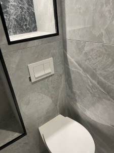 Photo de galerie - Installation d’un wc suspendu