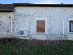 Photo de galerie - Pose d’une pompe à chaleur avec 4 splits et 1 unité extérieure 