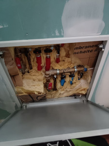 Photo de galerie - Création nourrice eau froide et eau chaude avec vanne pour neutralisation par poste 