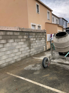 Photo de galerie - Petit travaux de maçonnerie plus enduit traditionnel 
