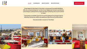 Photo de galerie - Site web d’un restaurant à Paris