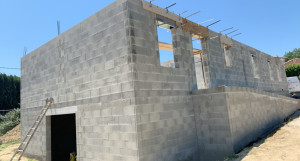 Photo de galerie - Construction d’une maison clés en mains en cours