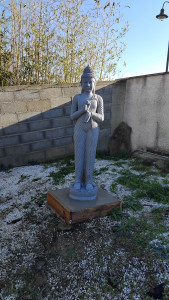 Photo de galerie - Pose d'une statue 