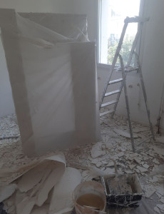 Photo de galerie - Revêtement murs et sols. 
