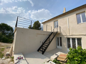 Photo de galerie - Construction gardes corps et escalier 