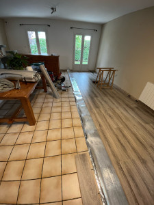 Photo de galerie - Pose de parquet 