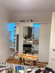 Photo de galerie - Fabrication garde robe sur mesure 