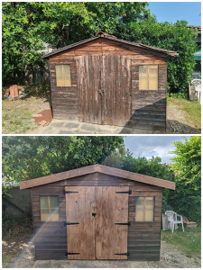 Photo de galerie - Rénovation d'un abri de jardin. 
