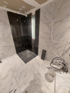 Photo de galerie - Douche italienne plus carrelage 