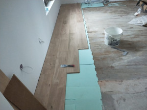 Photo de galerie - Pose de parquet - Revêtement de sol