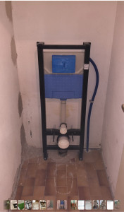 Photo de galerie - Bâti support pour wc suspendu 