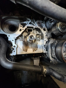 Photo de galerie - Étanchéité de pompe à huile + remplacement distribution PPE