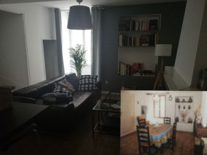 Photo de galerie - Travaux de peinture et de rénovation (avant/apres)