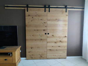 Photo de galerie - Pose de portes coulissantes 
