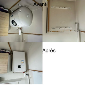 Photo de galerie - Remplacement de ballon d’eau chaude 