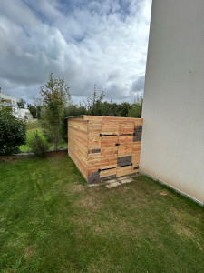 Photo de galerie - Cabanon sur mesure en bois 
