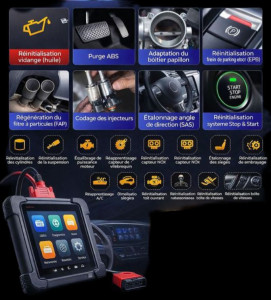 Photo de galerie - Valise diagnostic auto – Clés, voyants et codage
