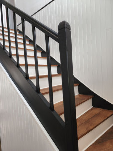 Photo de galerie - Rénovation escalier, couloir et palier 