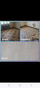 Photo de galerie - Rénovation d'un sol de cuisine
