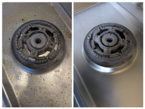 Photo de galerie - Dégraissage gazinière 