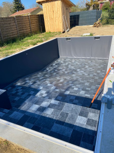 Photo de galerie - Revêtement piscine pvc