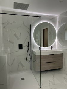 Photo de galerie - Rénovation complète d’une salle de bain 