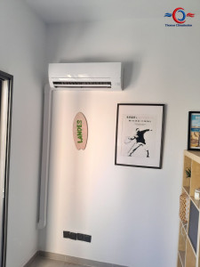 Photo de galerie - Installation Mitsubishi HR35 Sejour
