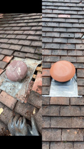 Photo de galerie - Changement de champignon d’aération  