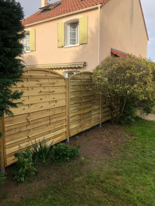 Photo de galerie - Clôture bois 