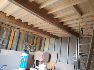 Photo de galerie - Plafond a la francaise, avant Doublage périphérique. 