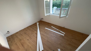 Photo de galerie - Placo + peinture + sol