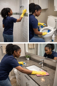 Photo de galerie - Je nettoie proprement la salle de bain, la cuisine, le WC, je pars avec votre maison. Nickel