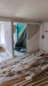 Photo de galerie - Démontage de cloisons 