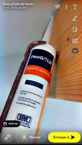 Photo de galerie - Joints acrylique de finition