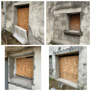 Photo de galerie - Rénovation: Création d'ouverture de 210cm  sur un mur porteur, agrandissement d'ouverture, réduction d'ouverture et création des appuis en béton 