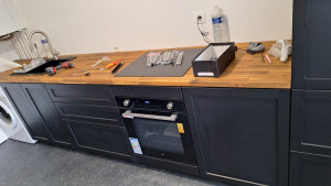 Photo de galerie - Installation cuisine équipée ikea 