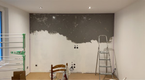 Photo de galerie - - réalisation d’un enduit décoratif 