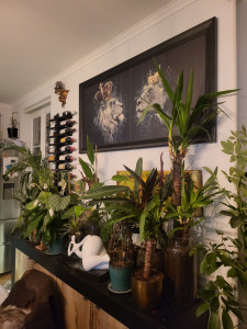 Photo de galerie - Montage de meubles- buffet 4 portes avec création décoration esprit nature 