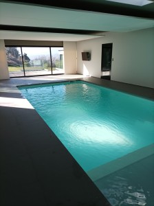 Photo de galerie - Entretien régulier de piscine intérieure 