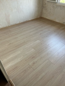 Photo de galerie - Pose de parquet flottant 
