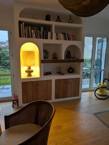 Photo de galerie - Bibliothèque en siporex 