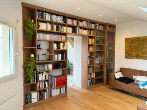 Photo de galerie - Bibliothèque sur mesure