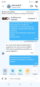 Photo de galerie - Avis Jean Louis qui ne peux modifier son commentaire 