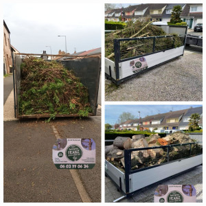 Photo de galerie - Bonjour propose mais service 
espace vert 
Élagage 
abattage 
taille de haies 
enlèvements des coupe 