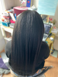 Photo de galerie - Brushing et tissage ouvert