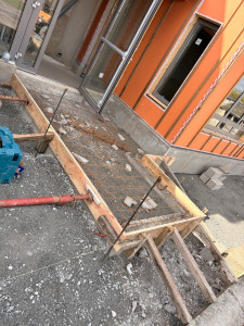 Photo de galerie - Préparation avant coulage palier 